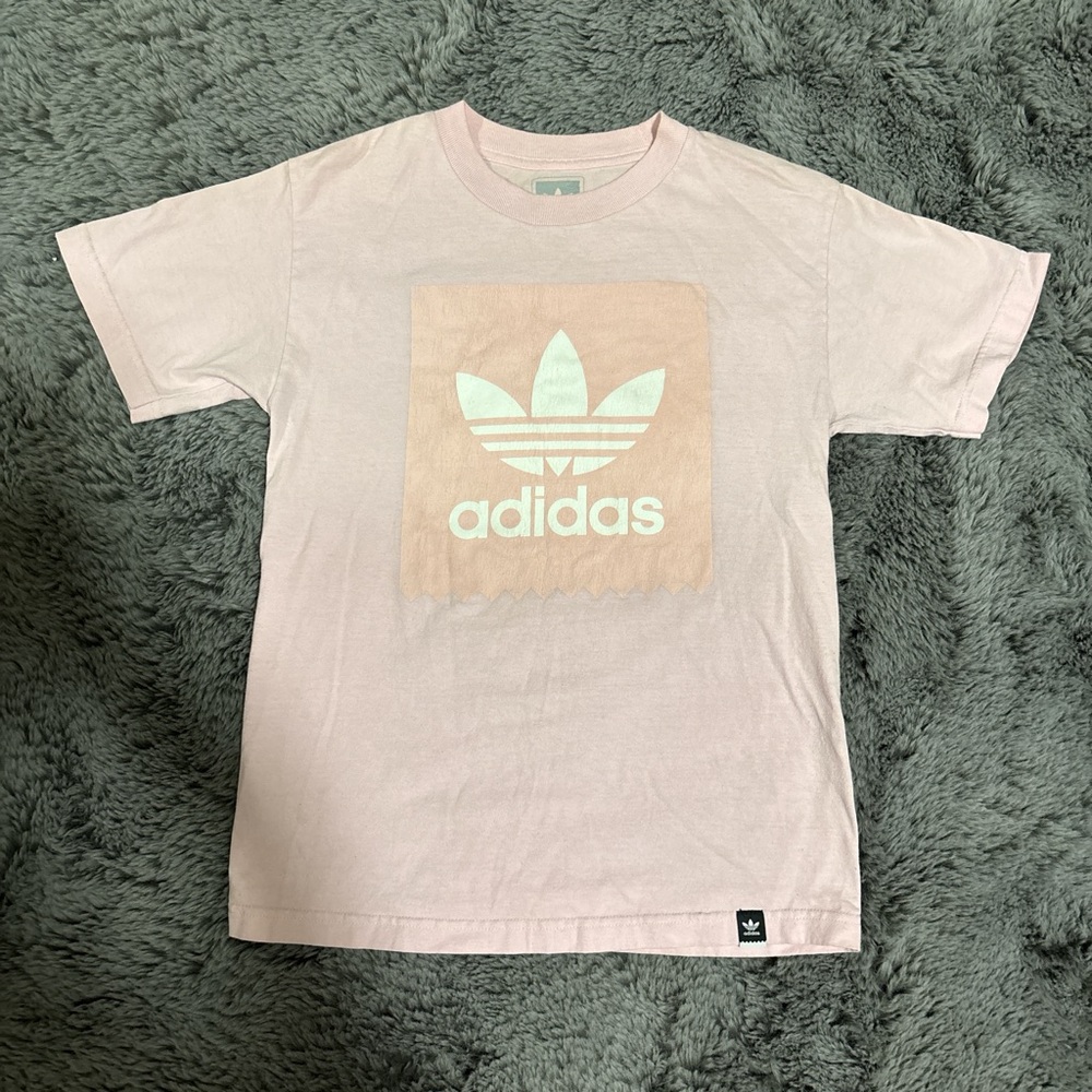 Adidas Light Pink Cotton Tee